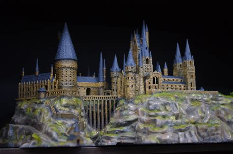 Magical small scale hogwarts castle